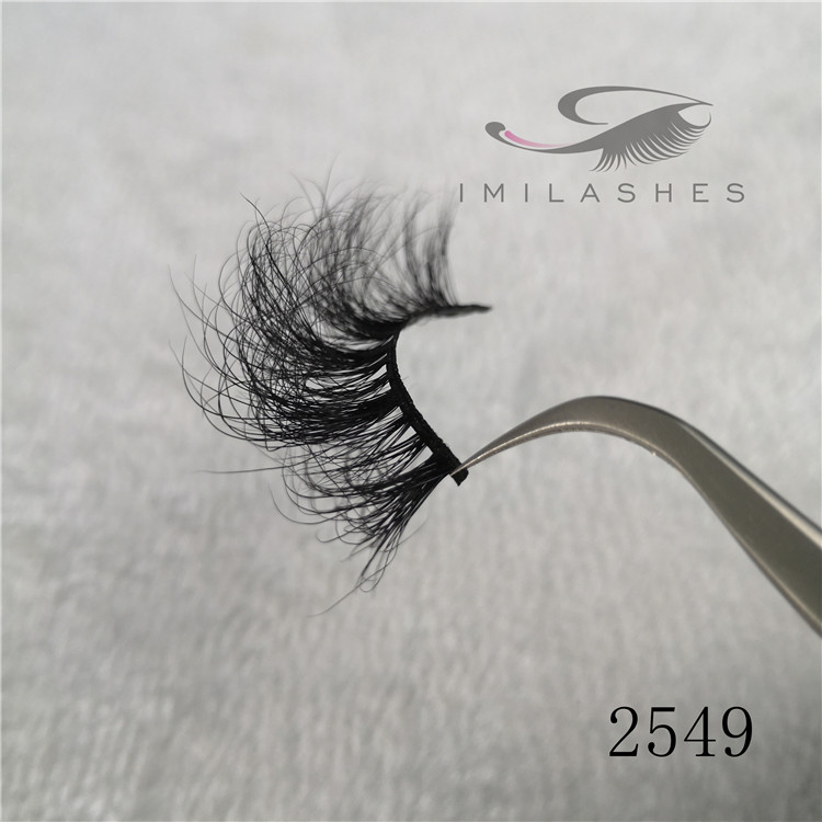 Wholesale cruelty free mink lashes factory long false lashes supplier A-49